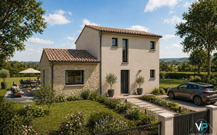 Projet de construction d'une maison 99 m² avec terrain à PAULHAC (31)