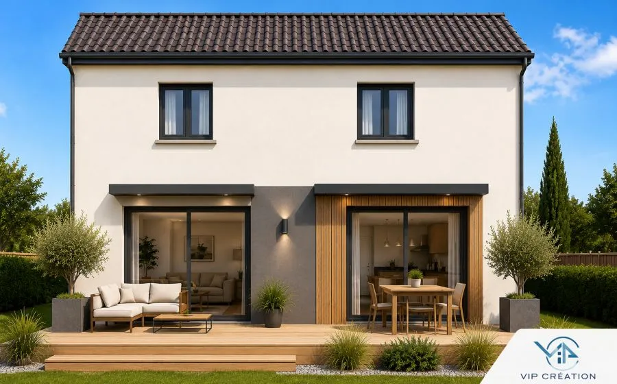 Projet de construction d'une maison 95 m² avec terrain à PECHBONNIEU (31)